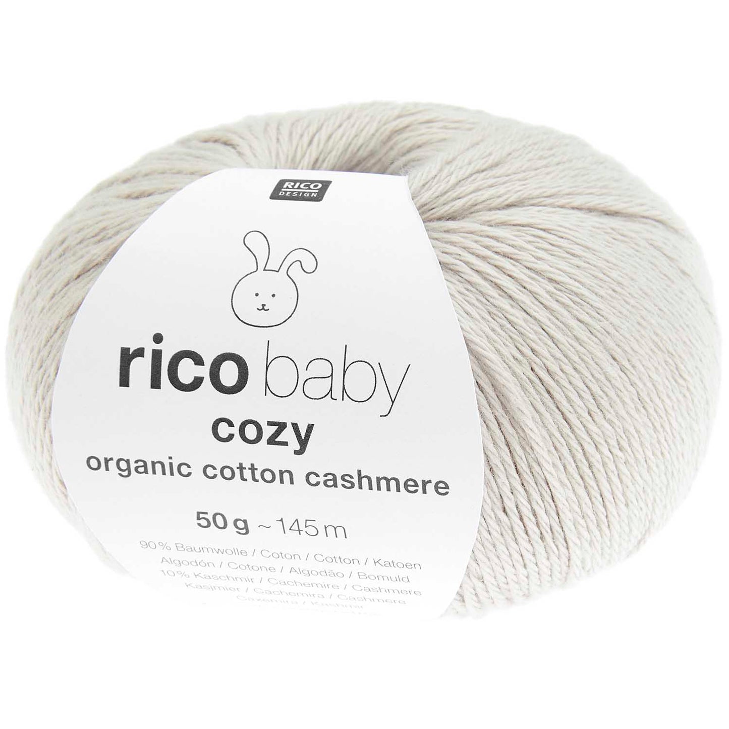 Rico Design Baby Cozy Organic Cotton Cashmere Grey (003)