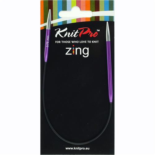 Knitpro Zing Rondbreinaald 25 cm 3.75 mm