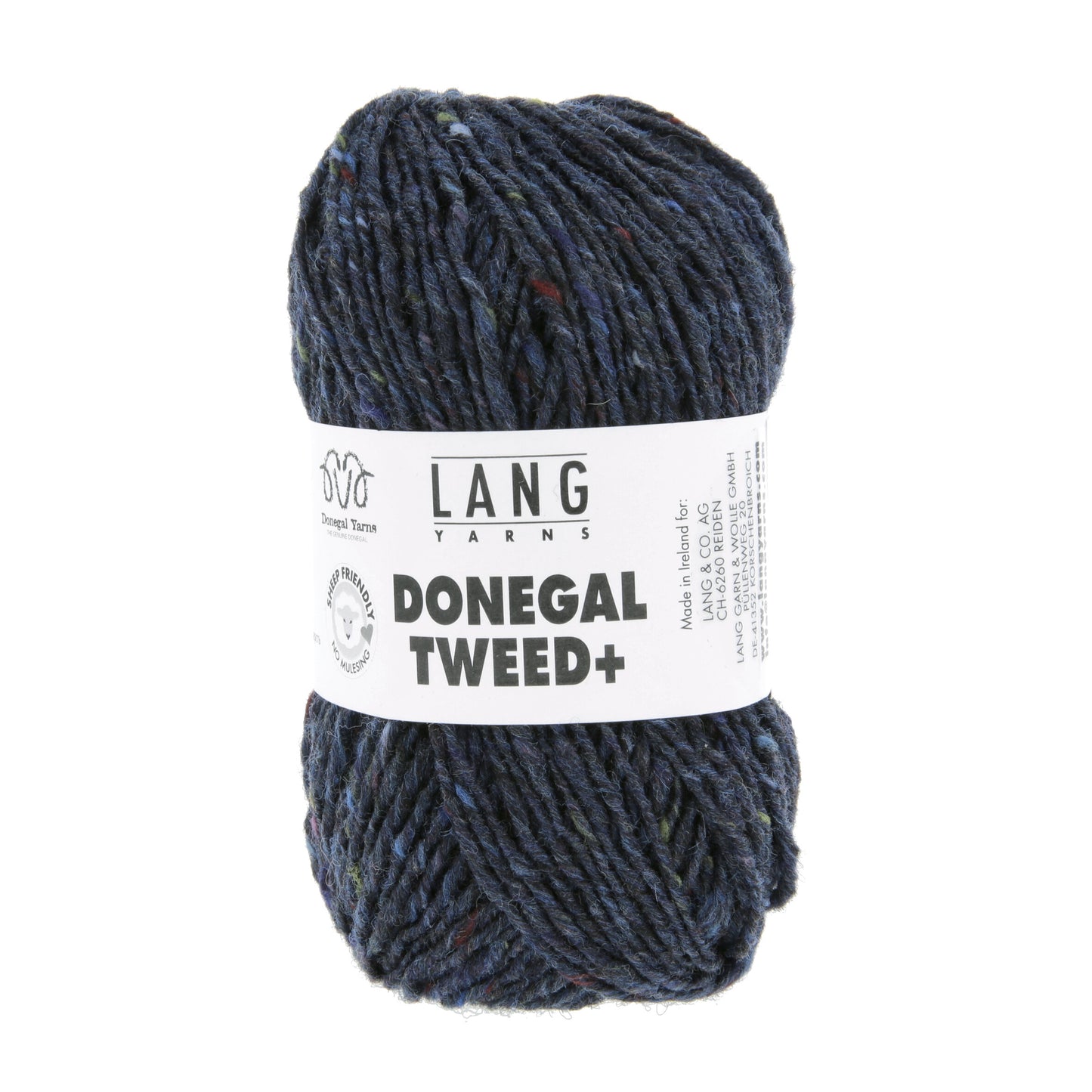 Lang Yarns Donegal Tweed+ Navy (0010)