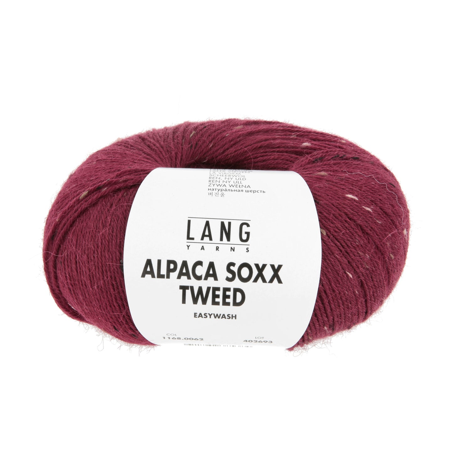 Lang Yarns Alpaca Soxx Tweed Bordeaux (1168.0062)