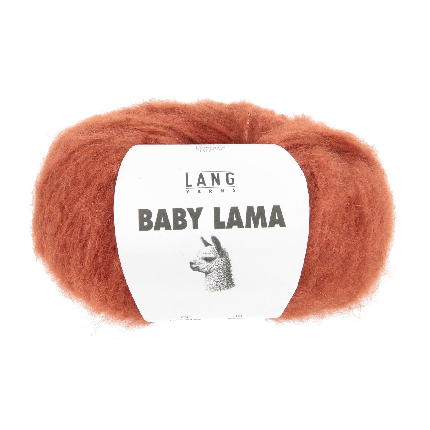 Lang Yarns Baby Lama Dark Orange (0159)