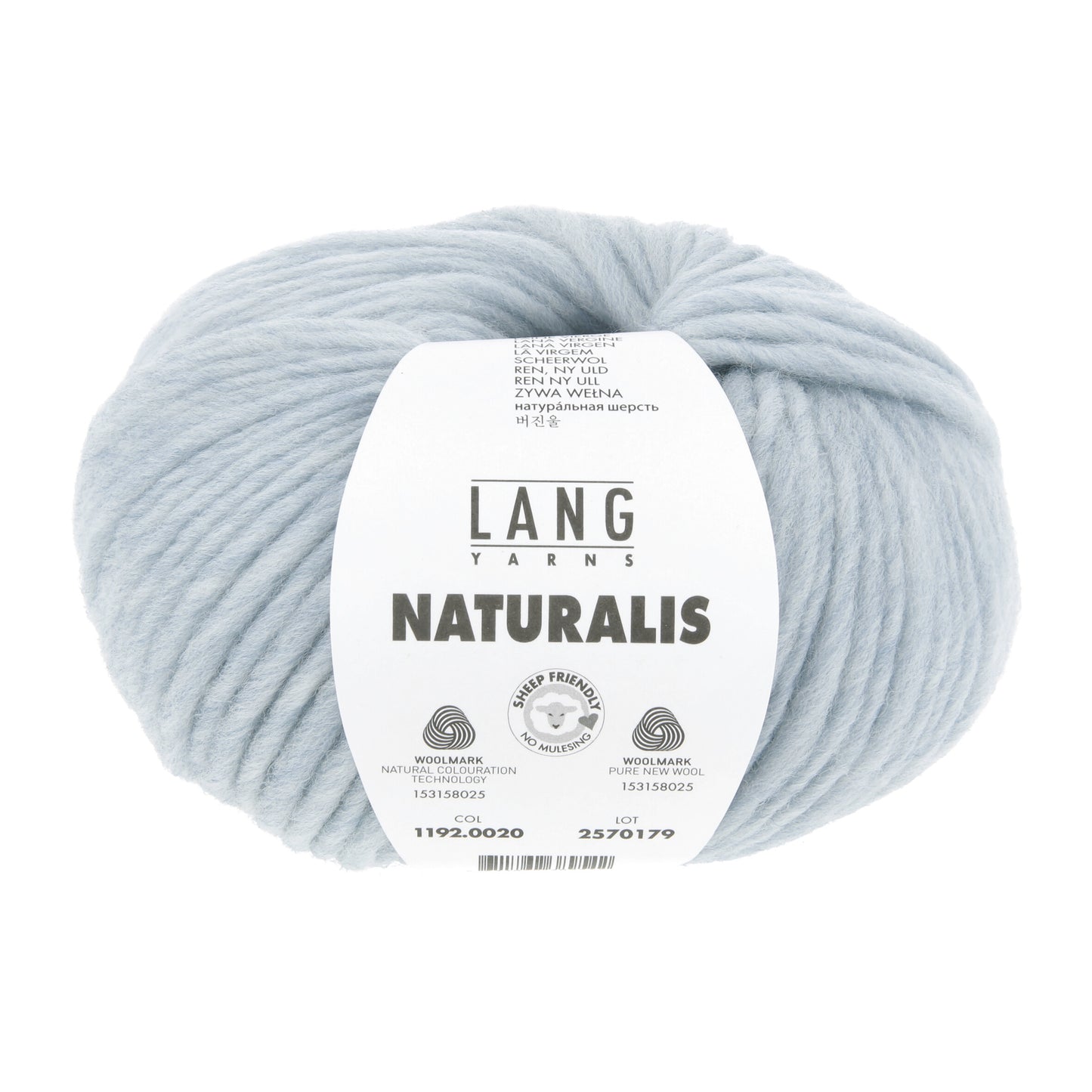 Lang Yarns Naturalis Light Blue (0020)