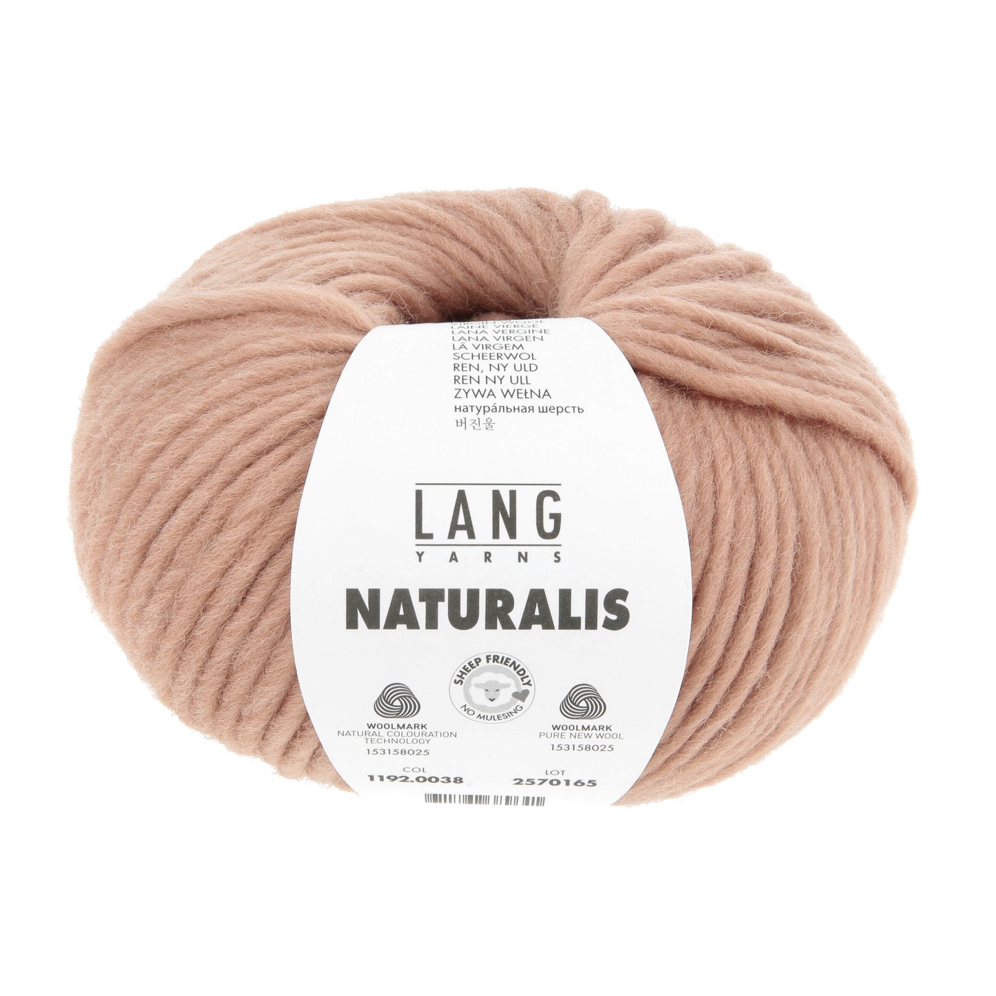 Lang Yarns Naturalis Caramel (0038)