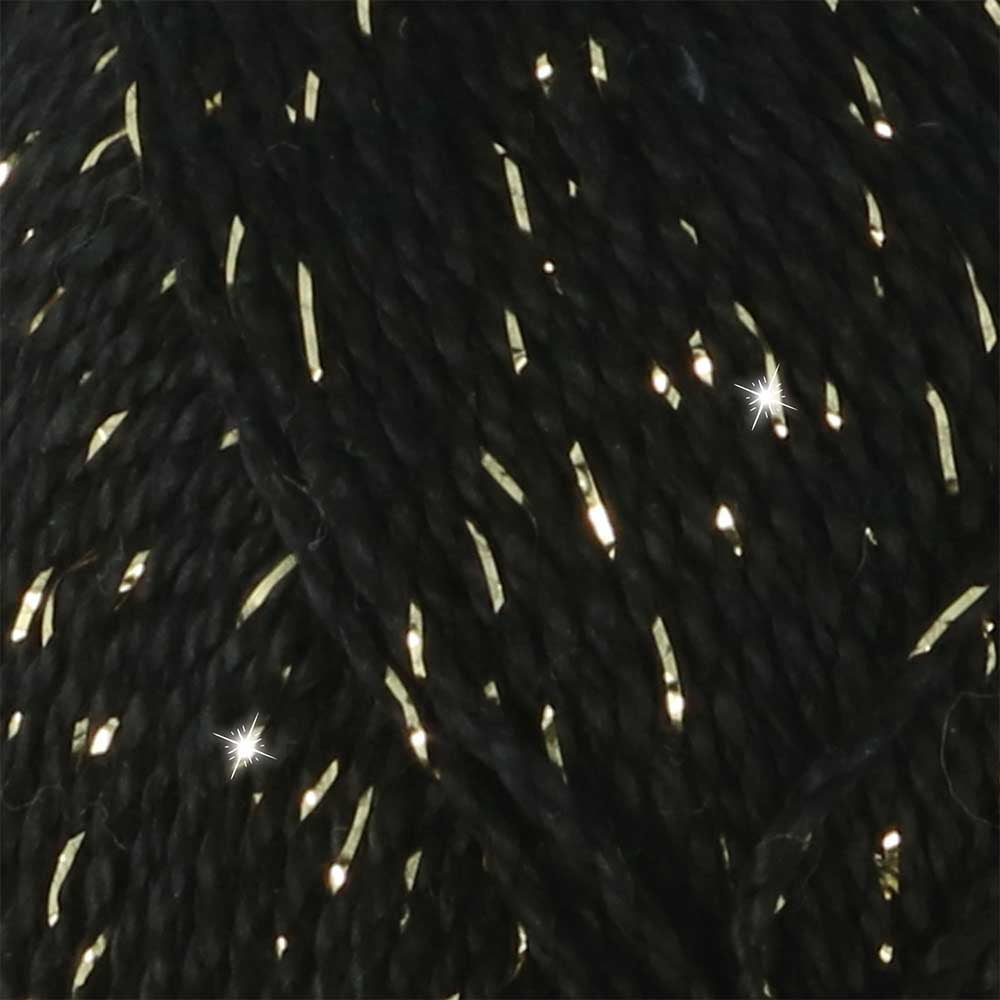 Scheepjes Catona Shine Jet Black Gold (110-G)