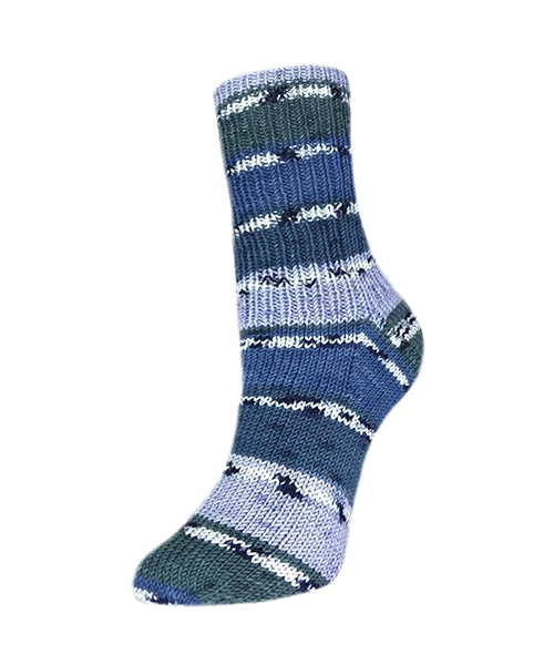 Rellana Garne Flotte Socke 4-Ply Woolfree Celinda Blue (3243)