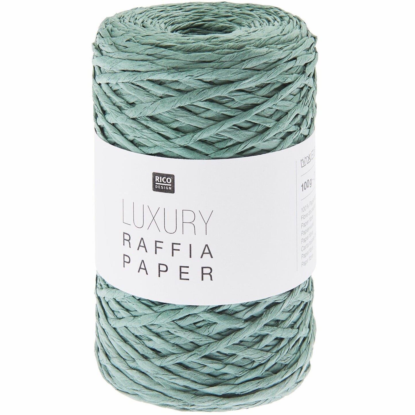 Rico Design Luxury Raffia Paper Petrol (007)