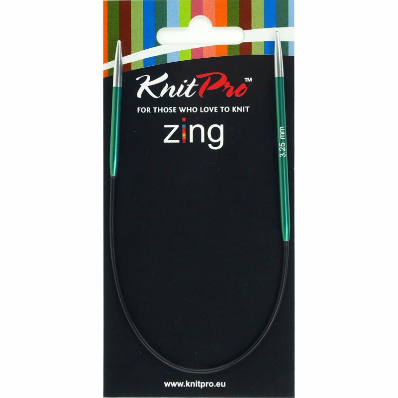 Knitpro Zing Rondbreinaald 25 cm 3.25 mm