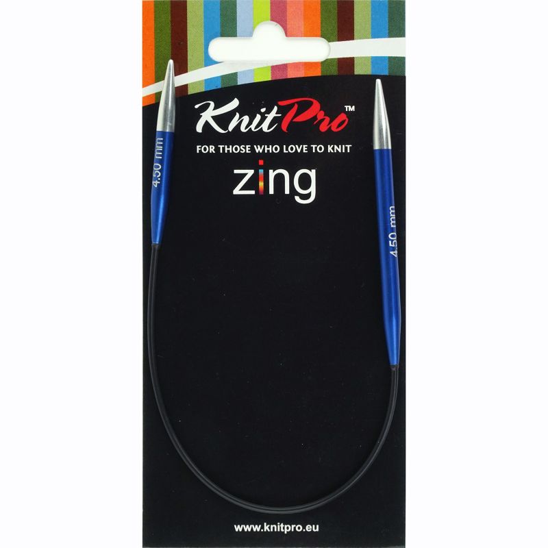 Knitpro Zing Rondbreinaald 25 cm 4.5 mm