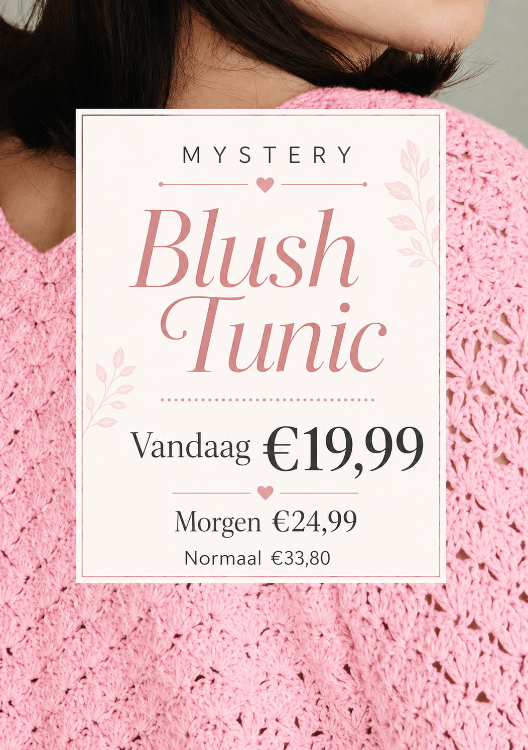 Mystery Blush Tunic (roze)