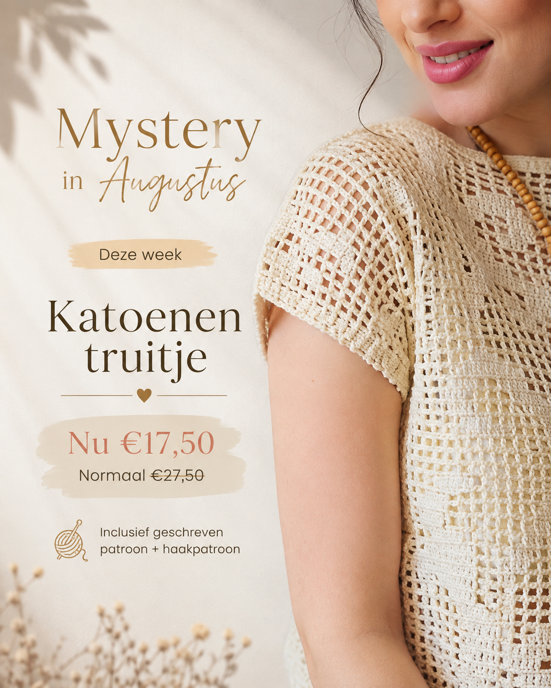 Mystery in August "summer breeze" ECRU