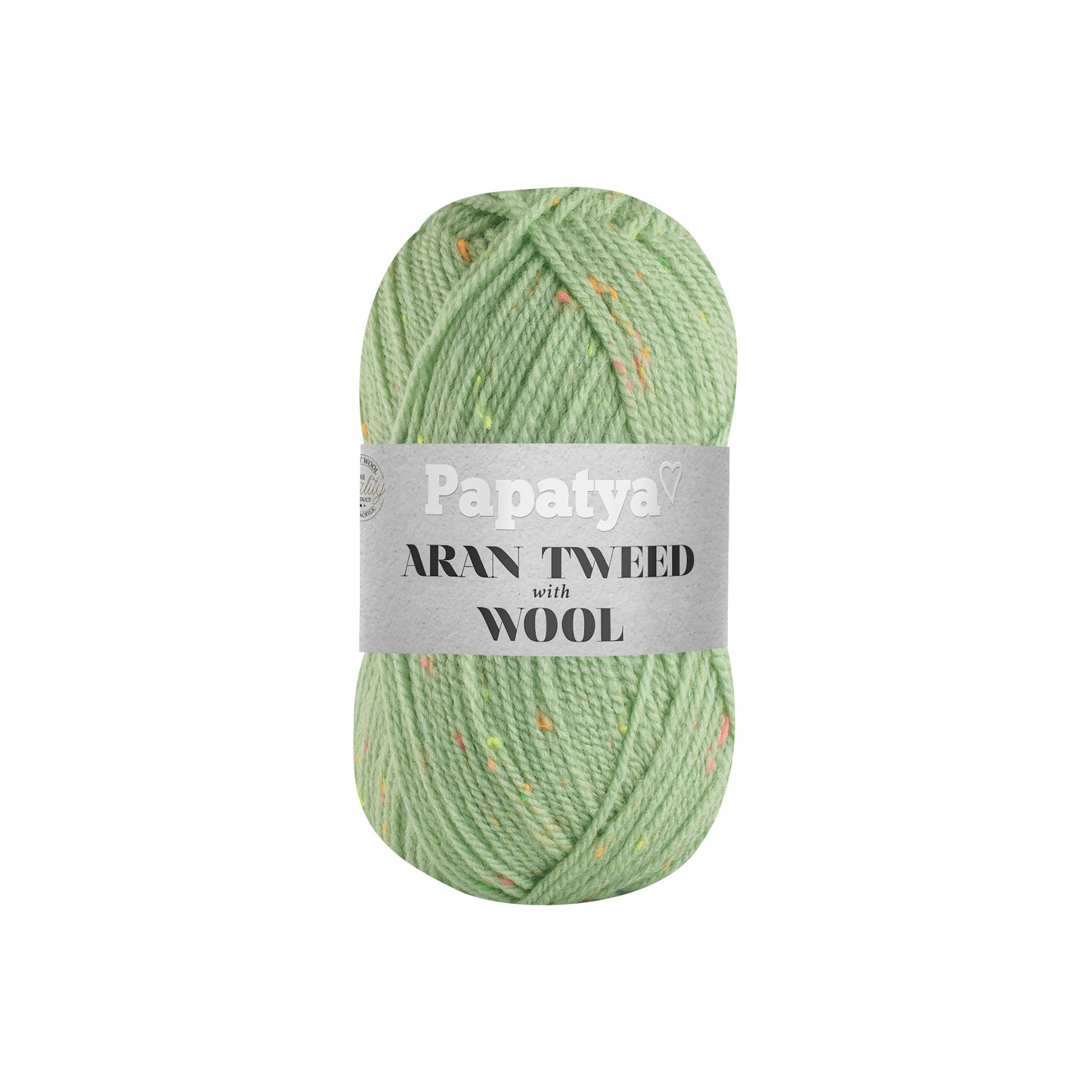 Papatya Aran Tweed with Wool Light Green (6530)