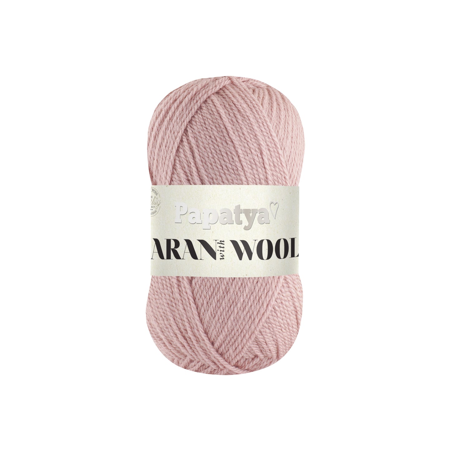 Papatya Aran with Wool Powder Pink (4120)