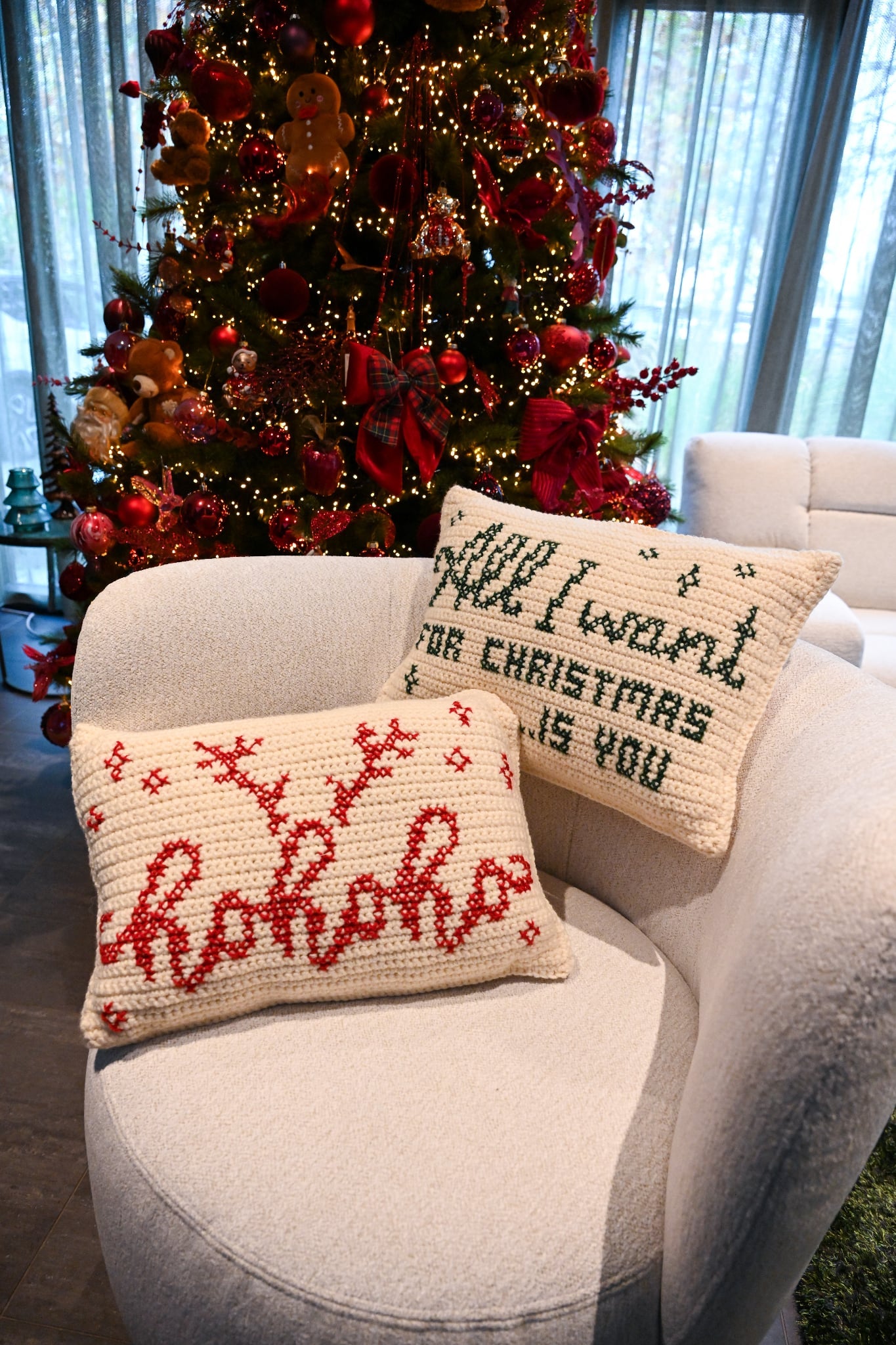 Ho Ho Ho kussenhoes (Mr. Christmas presents)