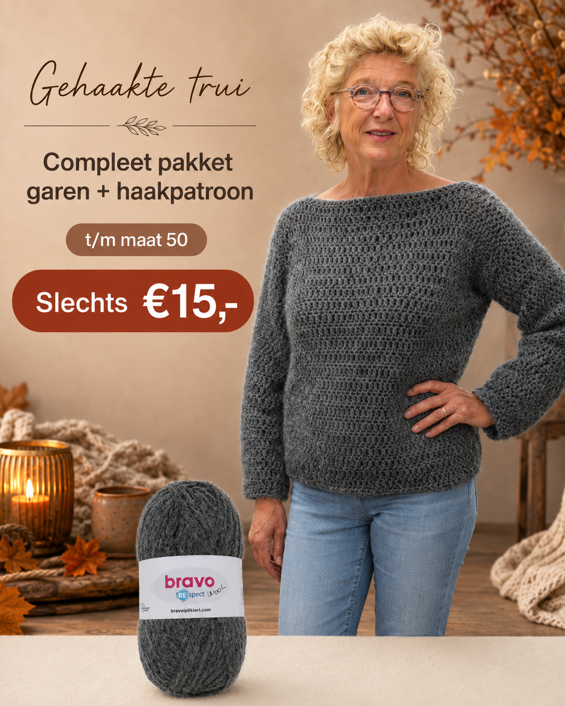 Bravo Respect Trui Marja (ZWART 099)