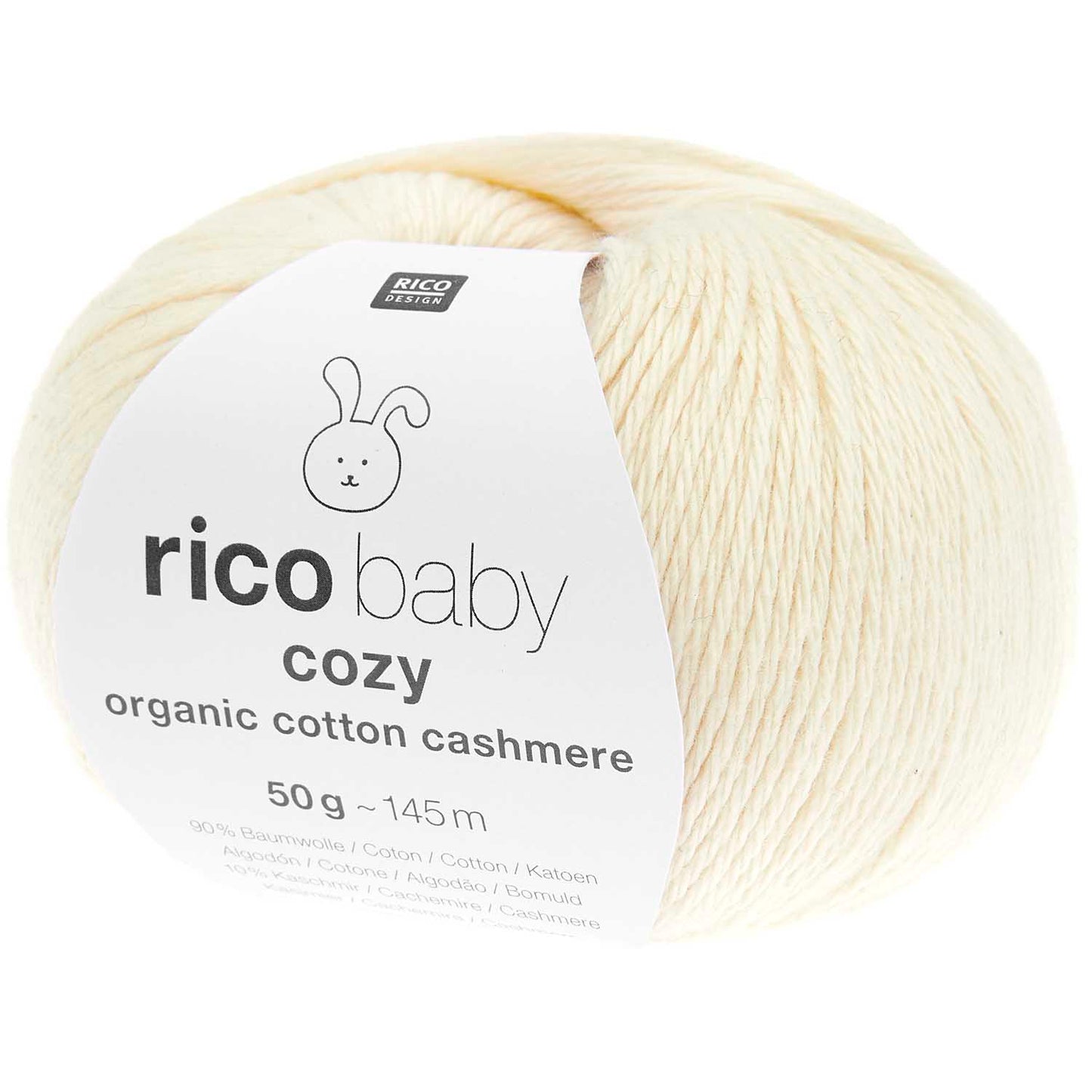 Rico Design Baby Cozy Organic Cotton Cashmere Nature (001)