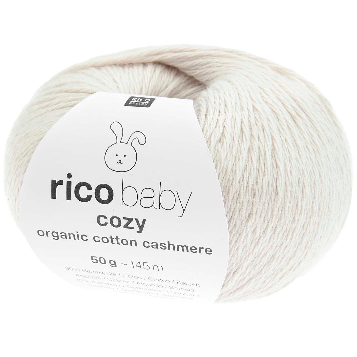 Rico Design Baby Cozy Organic Cotton Cashmere Bone (002)