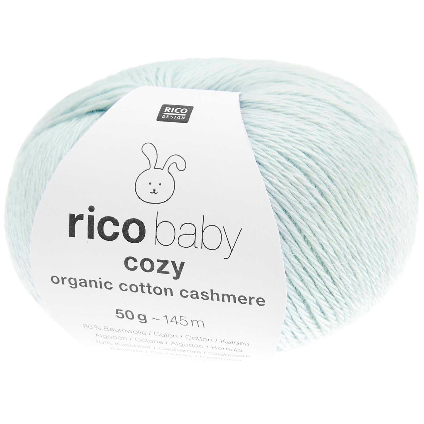 Rico Design Baby Cozy Organic Cotton Cashmere Blue (007)