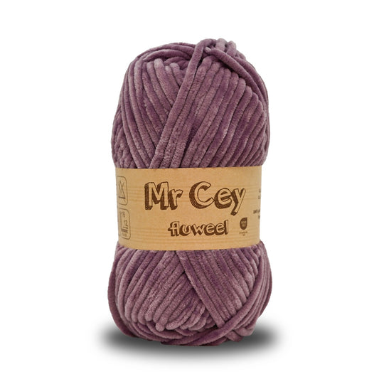 Mr. Cey Fluweel (Chenille) Mauve (007)