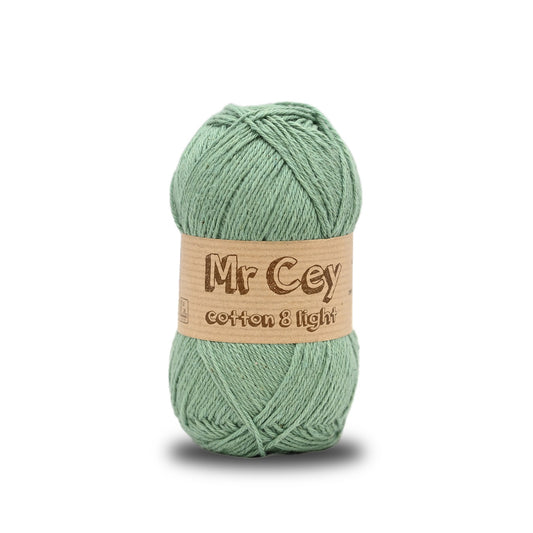 Mr. Cey Cotton 8 Light 009 Sage