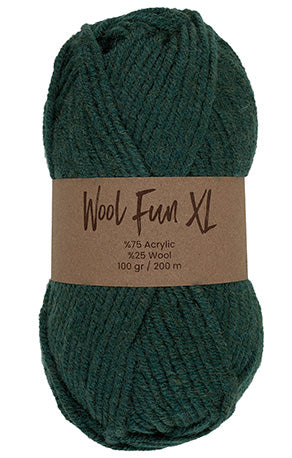 Lammy Yarns Wool Fun XL Cedre Green (010)