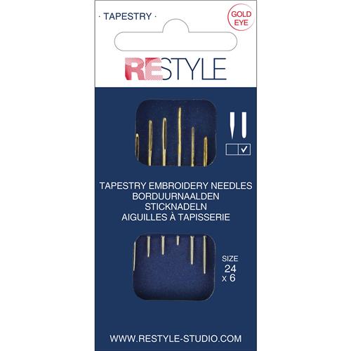 ReStyle Borduurnaalden met ronde punt 24 (6 stuks)