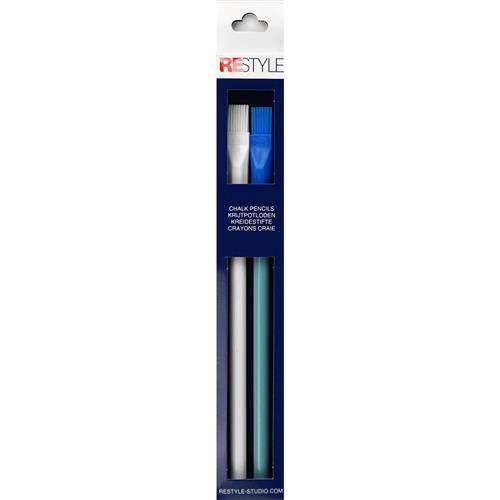 ReStyle Krijtpotloden wit/blauw