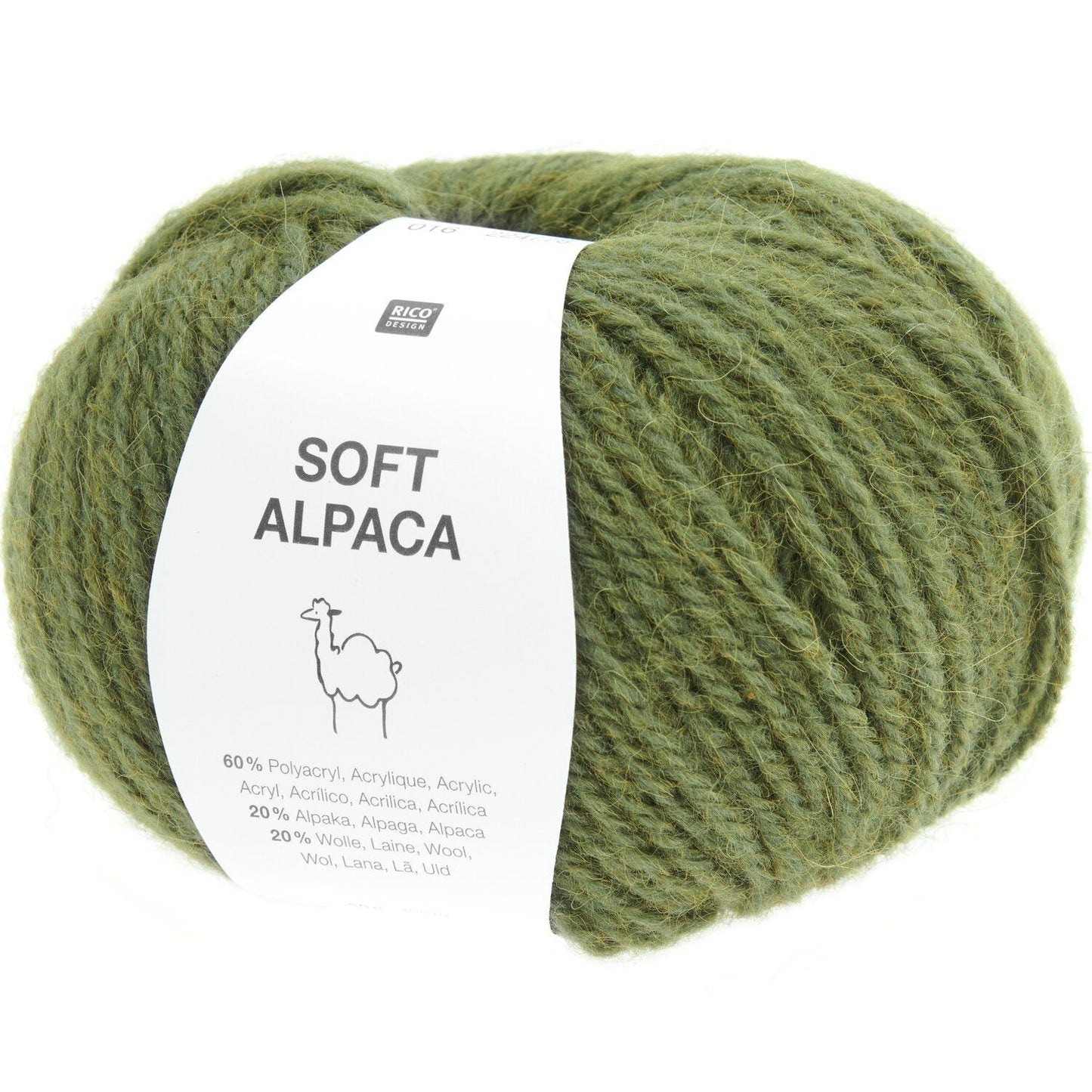 Rico Design Soft Alpaca Scarlet Olive (017)