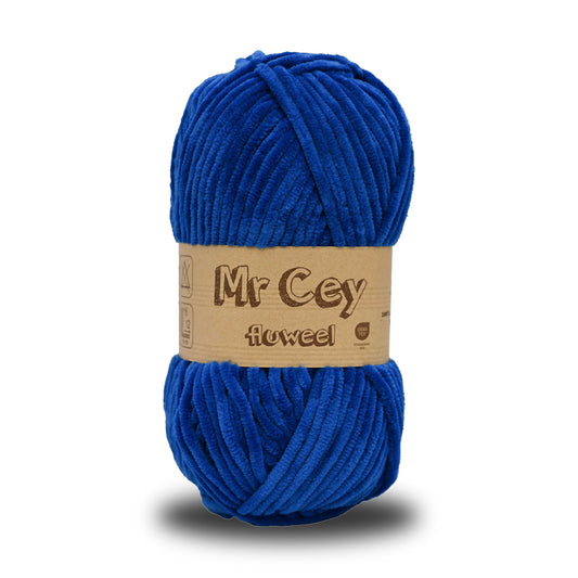 Mr. Cey Fluweel (Chenille) Royal (017)