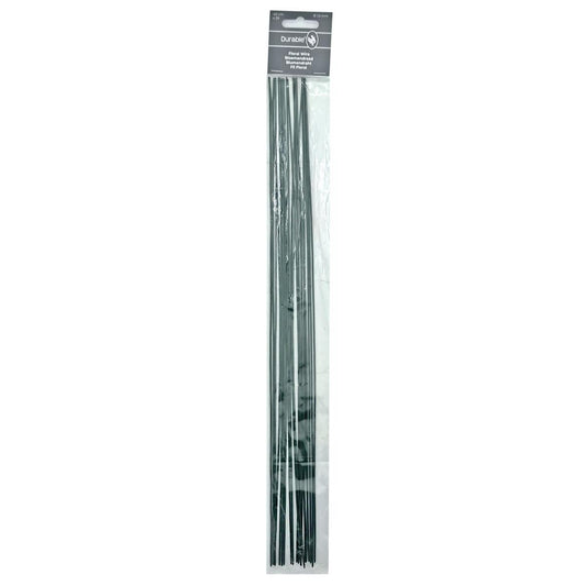 Durable bloemsteeldraad groen gecoat staal 1,5 mm x 400 mm, 20 stuks