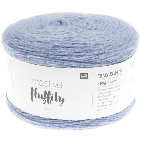 Rico Design Creative Fluffily Smurf Blue (020)