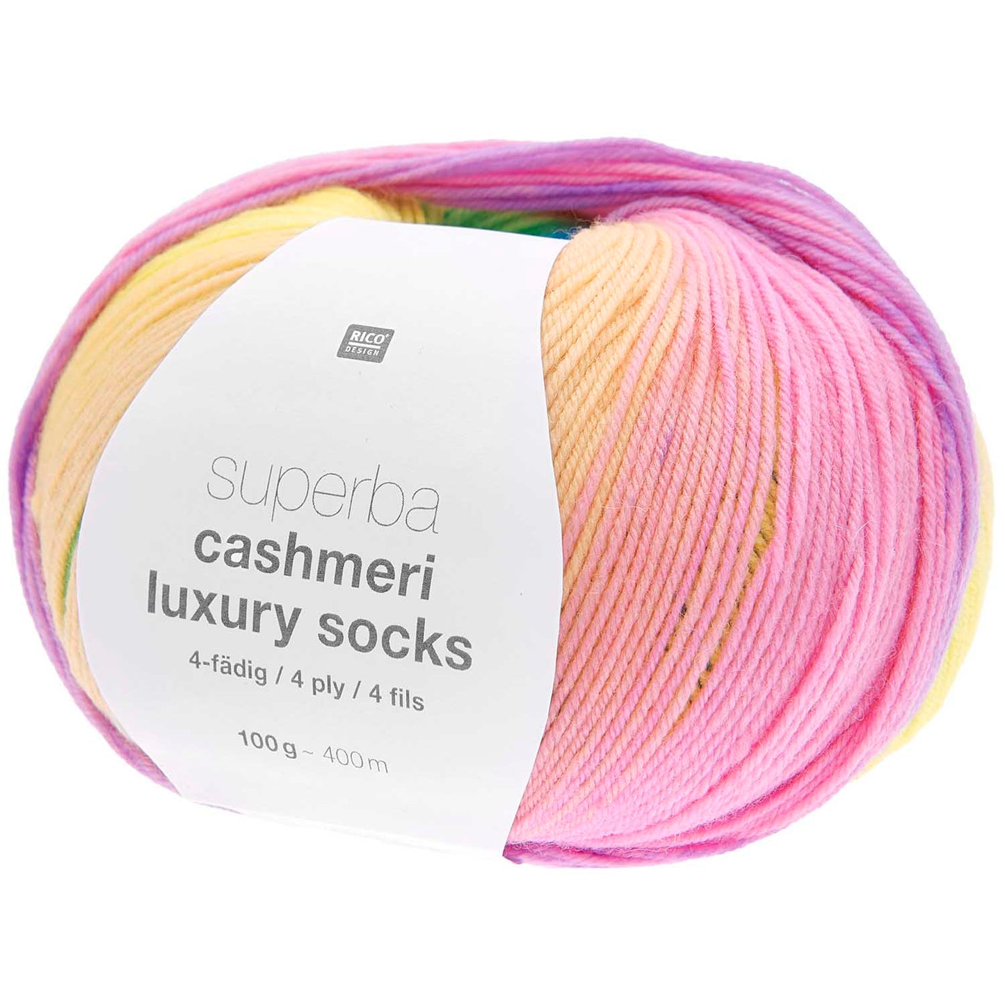 Rico Design Superba Cashmeri Luxury Socks Candy (027)