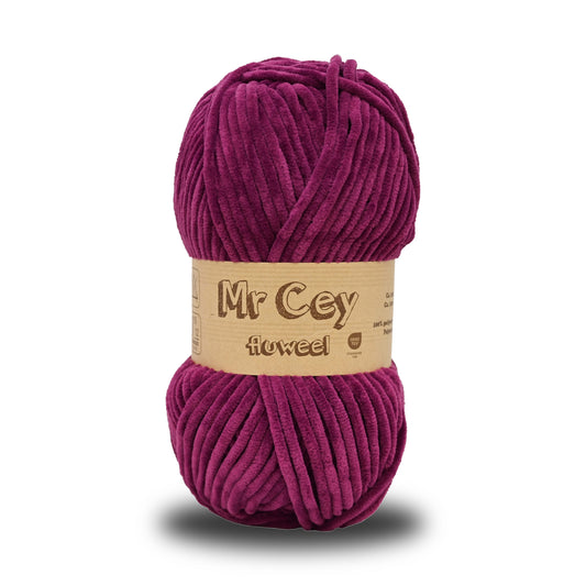 Mr. Cey Fluweel (Chenille) Tea Berry (030)