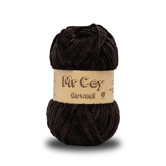 Mr. Cey Fluweel (Chenille) Dark Chocolate (037)