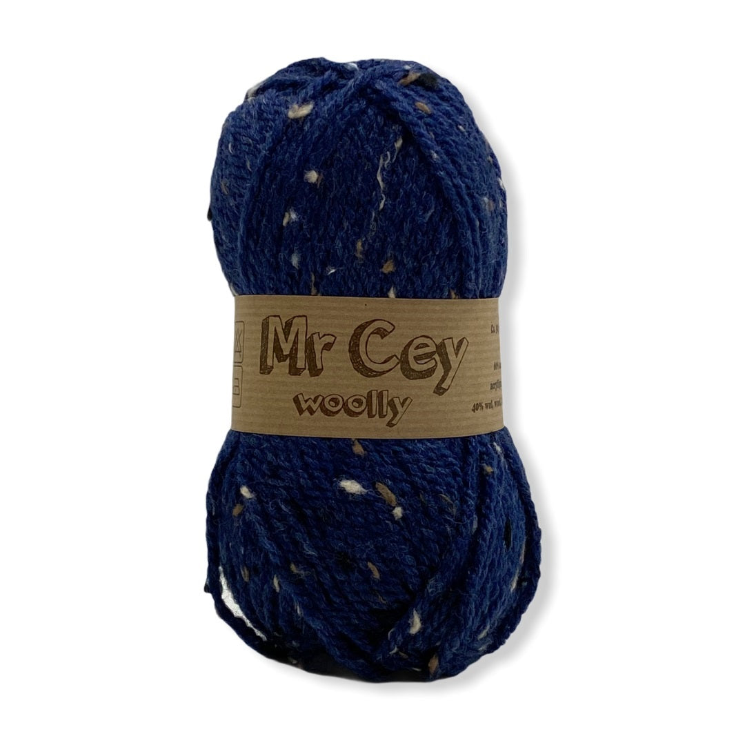 Mr. Cey Woolly Tweed 748 Dark Sea