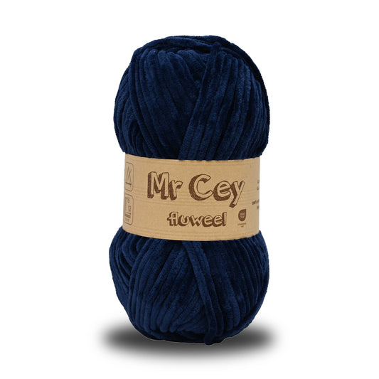 Mr. Cey Fluweel (Chenille) Dark Sea (048)