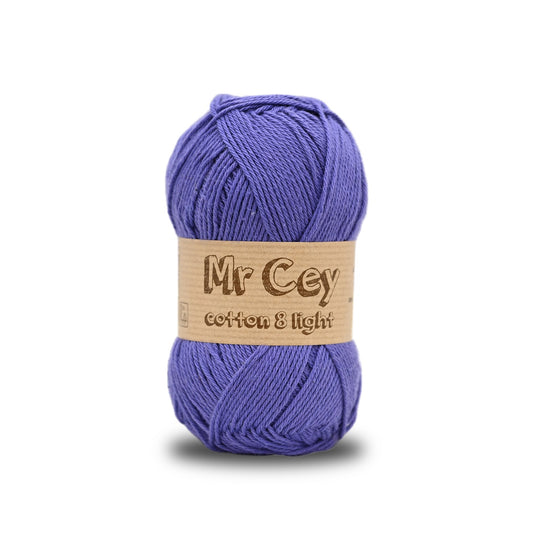 Mr. Cey Cotton 8 Light 053 Lobelia