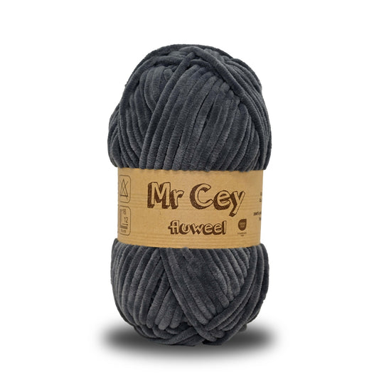 Mr. Cey Fluweel (Chenille) Charcoal (070)