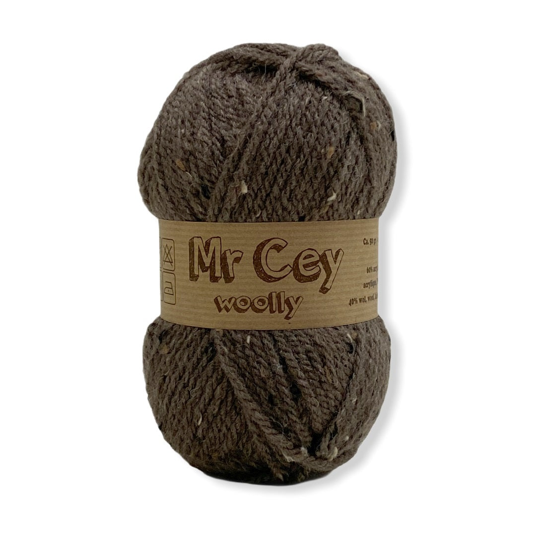 Mr. Cey Woolly Tweed 780 Coffee