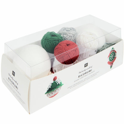 Ricorumi haakset kerstballen Silver