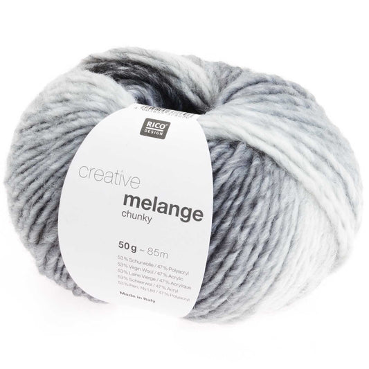 Rico Creative Melange Chunky Grey and More (001)