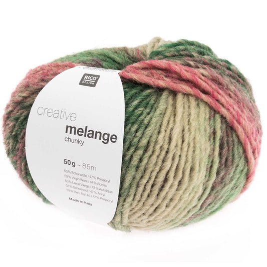 Rico Creative Melange Chunky Paars Groen (050)