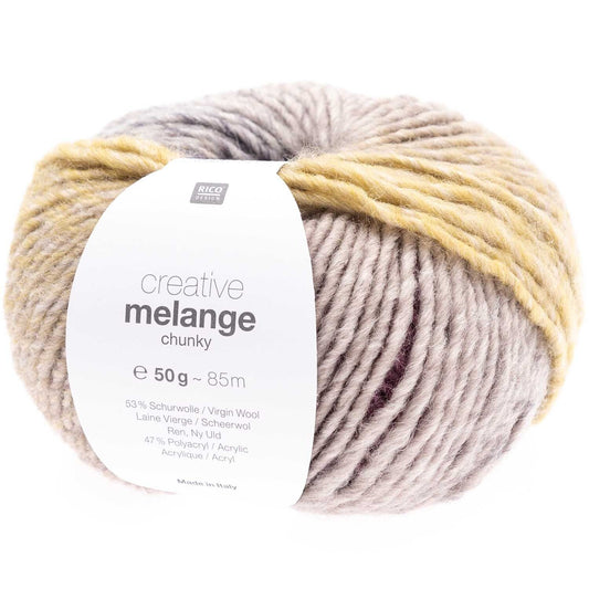 Rico Creative Melange Chunky Paars Geel (065)