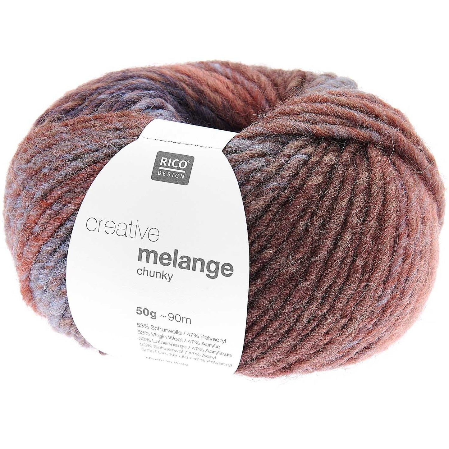 Rico Creative Melange Chunky Roestgroen (074)