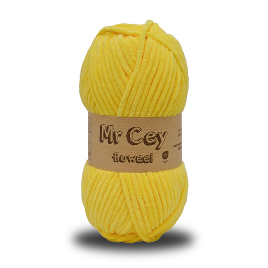 Mr. Cey Fluweel (Chenille) Citron (103)
