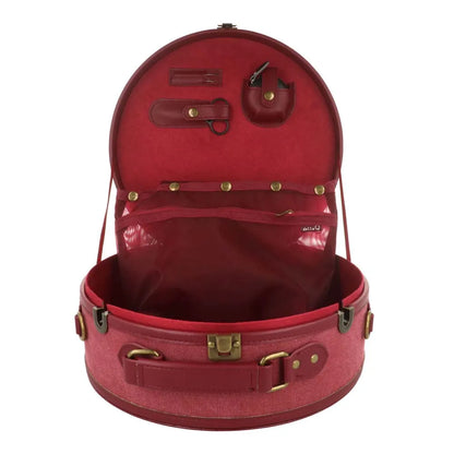 Della Q Hat box Maroon