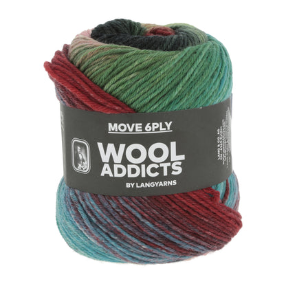 Lang Yarns Wool Addicts Move 6 PLY Black Forest (0010)