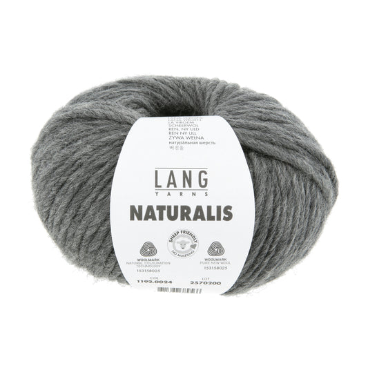 Lang Yarns Naturalis Dark Grey (0024)