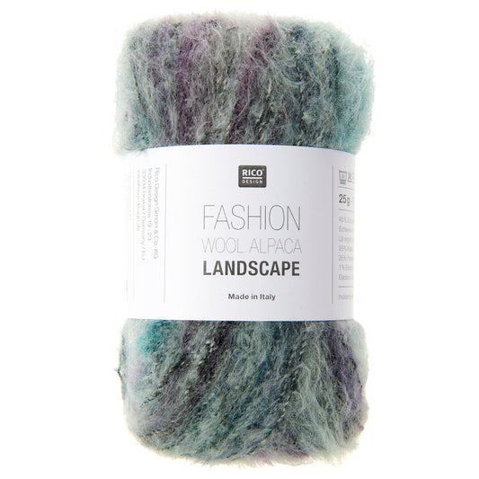 Rico Fashion Wool Alpaca Landscape Deep Sea (008)