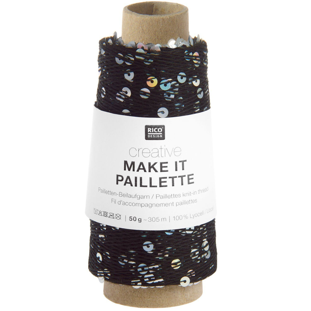 Roco Creative Make It Paillette Black & Silver (012)