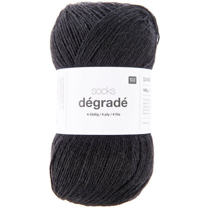 Rico Socks Degrade Zwart (008)
